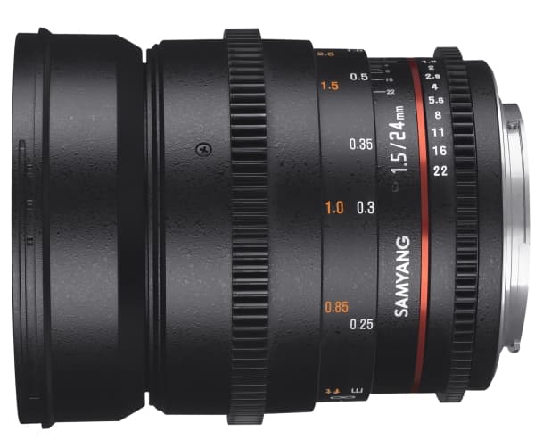 Samyang 24mm T1.5 VDSLR ED AS IF UMC II, Bredt, 13/12