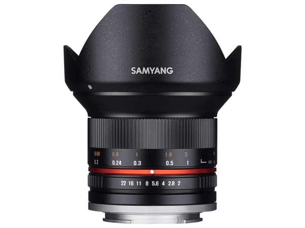 Samyang - Vidvinkelobjektiv - 12 mm - f/2.0 NCS CS - Fujifilm X Mount - for Fujifilm X Series