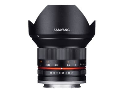 Samyang - Vidvinkelobjektiv - 12 mm - f/2.0 NCS CS - Fujifilm X Mount - for Fujifilm X Series Sort