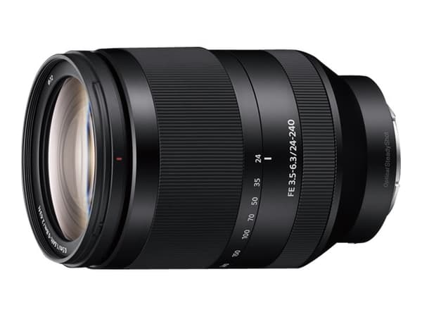 Sony SEL24240 - Zoomlins - 24 mm - 240 mm - f/3.5-6.3 FE OSS - Sony E-mount - för Cinema Line; a VLOGCAM; a1; a1 II; a6700; a7 IV; a7C; a7C II; a7CR; Svart