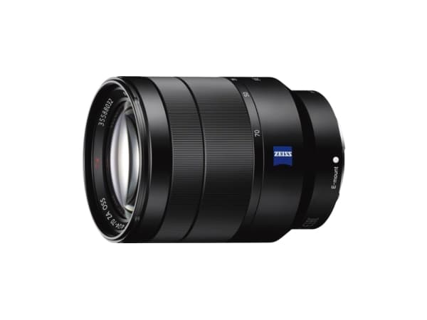 Sony SEL2470Z - Zoomobjektiv - 24 mm - 70 mm - f/4.0 Vario-Tessar T* FE ZA OSS - Sony E-feste - for a5100 ILCE-5100, ILCE-5100L, ILCE-5100Y