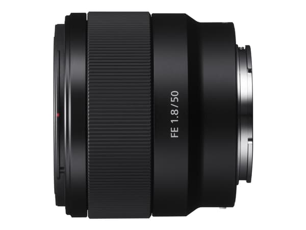 Sony SEL50F18F - Objektiv - 50 mm - f/1.8 FE - Sony E-mount - för Cinema Line; a VLOGCAM; a1; a6700; a7 IV; a7C; a7C II; a7CR; a7R V; a7s III; a9 II;