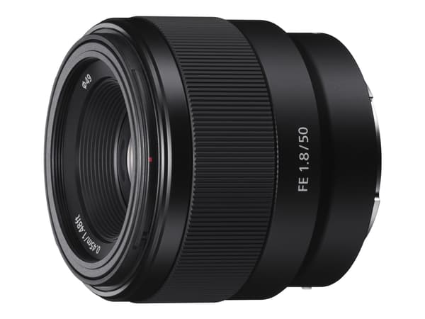 Sony SEL50F18F - Objektiv - 50 mm - f/1.8 FE - Sony E-mount - för Cinema Line; a VLOGCAM; a1; a6700; a7 IV; a7C; a7C II; a7CR; a7R V; a7s III; a9 II;