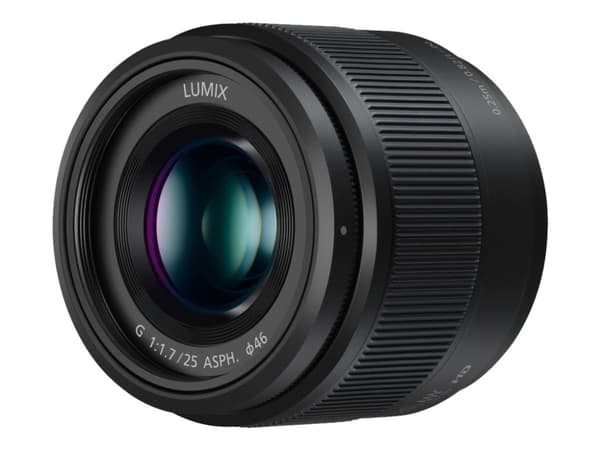 Panasonic Lumix G H-H025E - Lins - 25 mm - f/1.7 ASPH. - Micro Four Thirds - för Lumix DC-BGH1; Lumix G DC-G100, G110, G90, GF10, GF90, GH5M2, GH6, G Svart