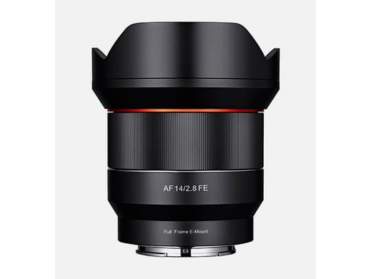 Samyang AF - Vidvinkelobjektiv - 14 mm - f/2.8 FE - Sony E-mount - för Sony Cinema Line; a VLOGCAM; a1; a1 II; a6700; a7 IV; a7C; a7C II; a7CR; a7R V