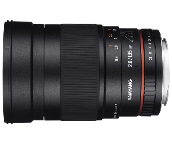 Samyang - Telefotoobjektiv - 135 mm - f/2.0 ED UMC - Canon EF