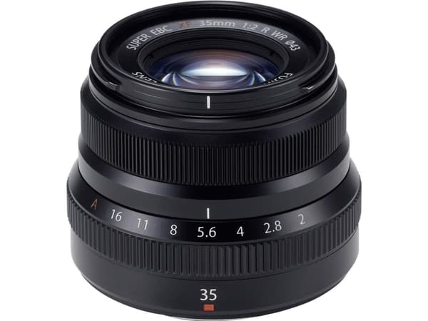 Fujinon XF - Objektiv - 35 mm - f/2.0 R WR - Fujifilm X Mount - för X-serien X-A10, X-A5, X-A7, X-E3, X-H1, X-H2S, X-S10, X-T100, X-T200, X-T3, X-T30