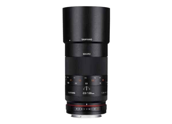 Samyang 100mm F2.8 ED UMC MACRO, Lins med fast fokus, 15/12, Sony E