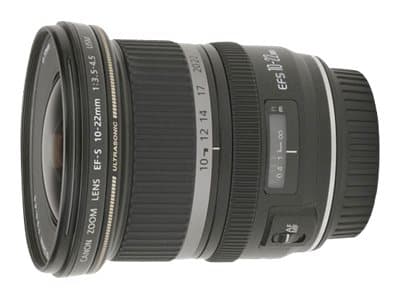 Canon EF-S - Vidvinkel zoom objektiv - 10 mm - 22 mm - f/3.5-4.5 USM - Canon EF/EF-S - for EOS 1000, 40, 450, 50, 500, 7D, Kiss F, Kiss X2, Kiss X3,