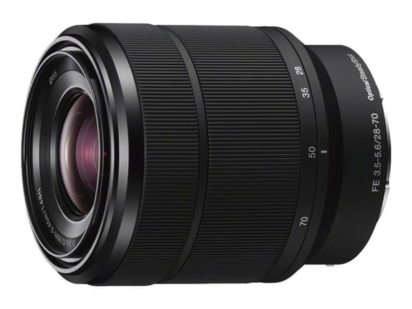 Sony SEL2870 - Zoom-linse - 28 mm - 70 mm - f/3.5-5.6 FE OSS - Sony E-mount - for Cinema Line; a VLOGCAM; a1; a1 II; a6700; a7 IV; a7C; a7C II; a7CR;