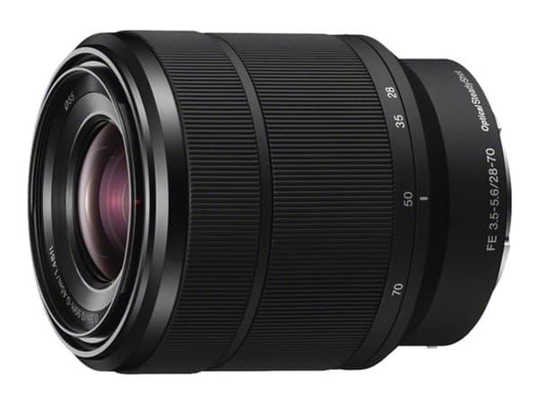 Sony SEL2870 - Zoom-linse - 28 mm - 70 mm - f/3.5-5.6 FE OSS - Sony E-mount - for Cinema Line; a VLOGCAM; a1; a1 II; a6700; a7 IV; a7C; a7C II; a7CR; Sort