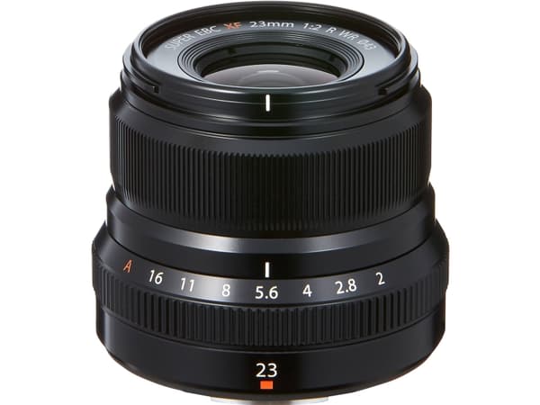 Fujinon XF - Laajakulmaobjektiivi - 23 mm - f/2.0 R WR - Fujifilm X Mount - X-sarjaan X-A10, X-A5, X-A7, X-E3, X-H1, X-H2S, X-S10, X-T100, X-T200, X-