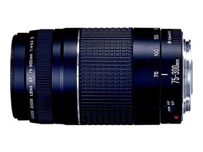 Canon EF - Telefoto zoom objektiv - 75 mm - 300 mm - f/4.0-5.6 III - Canon EF - EOS 1000, 1D, 50, 500, 5D, 7D, Kiss F, Kiss X2, Kiss X3, Rebel T1i, R