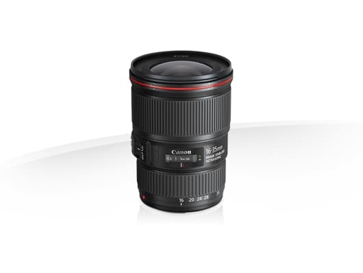 Canon EF - Vidvinkel zoom objektiv - 16 mm - 35 mm - f/4.0 L IS USM - Canon EF - for EOS 100, 1200, 6D, 70, 700, Kiss X6i, Kiss X7, Kiss X70, Kiss X7