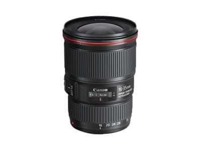 Canon EF - Vidvinkel zoom objektiv - 16 mm - 35 mm - f/4.0 L IS USM - Canon EF - for EOS 100, 1200, 6D, 70, 700, Kiss X6i, Kiss X7, Kiss X70, Kiss X7