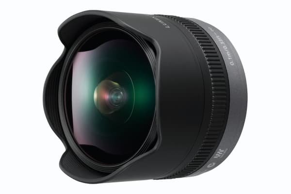 Panasonic Lumix H-F008E - Fiskeøyelinse - 8 mm - f/3.5 ED - Micro Four Thirds - for Lumix GX7; Lumix G AG-GH4UP, DC-GX880, DMC-G70, G7M, GX8, GX80, G