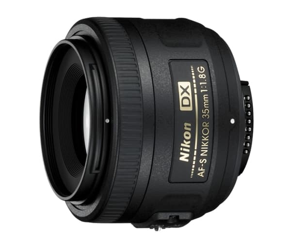 Nikon AF-S DX NIKKOR 35mm f/1.8G, Bredt, 8/6, Nikon F, Auto-fokus Sort
