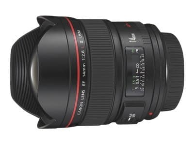 Canon EF - Vidvinkelobjektiv - 14 mm - f/2.8 L II USM - Canon EF - for EOS 1000, 1D, 50, 500, 5D, 7D, Kiss F, Kiss X2, Kiss X3, Rebel T1i, Rebel XS,