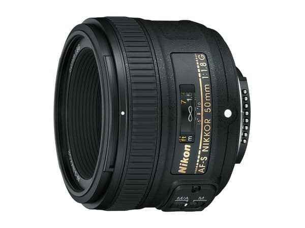 Nikon AF-S NIKKOR 50 mm f/1.8G SLR Standard zoomobjektiv Svart