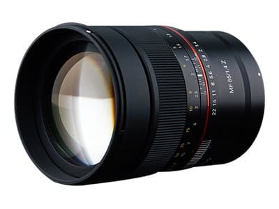 Samyang MF - Telefotoobjektiv - 85 mm - f/1.4 Z - Nikon Z Sort
