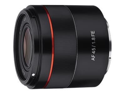 Samyang AF - Objektiv - 45 mm - f/1.8 FE - Sony E-mount - för Sony Cinema Line; a VLOGCAM; a1; a6700; a7 IV; a7C; a7C II; a7CR; a7R V; a7s III; a9 II Svart
