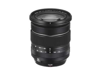 Fujifilm FUJINON XF 16-80mm F4 R OIS WR, MILC, 16/12, 0,35 m, 4 - 22, 16 - 80 mm, Fujifilm Sort