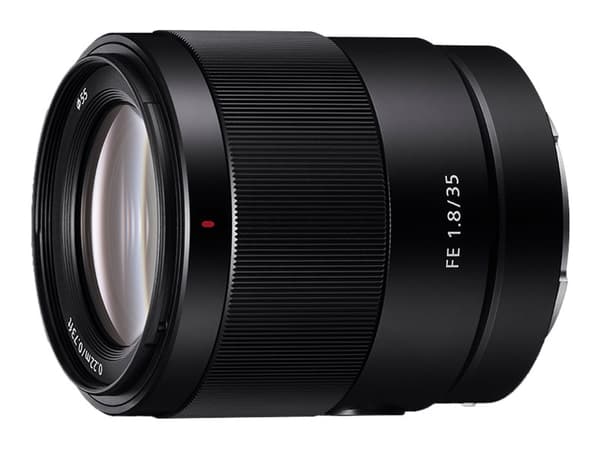 Sony SEL35F18F - Vidvinkelobjektiv - 35 mm - f/1.8 FE - Sony E-mount - för Cinema Line; a VLOGCAM; a1; a1 II; a6700; a7 IV; a7C; a7C II; a7CR; a7R V;