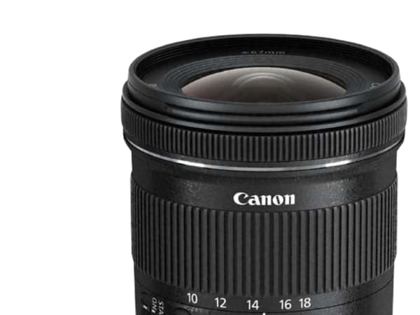 Canon EF-S - Vidvinkel zoom objektiv - 10 mm - 18 mm - f/4.5-5.6 IS STM - Canon EF - for EOS 100, 1200, 650, 70, 700, Kiss X6i, Kiss X7, Kiss X70, Ki
