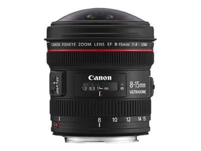 Canon EF - Vidvinkelzoomobjektiv - 8 mm - 15 mm - f/4.0 - Canon EF Sort