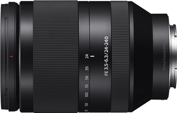 Sony SEL24240, 17/12, 24 - 240 mm, Bildestabilisator, Sony E