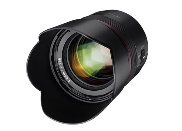 Samyang AF - Telefotoobjektiv - 75 mm - f/1.8 FE - Sony E-mount - for Sony Cinema Line; a VLOGCAM; a1; a1 II; a6700; a7 IV; a7C; a7C II; a7CR; a7R V;