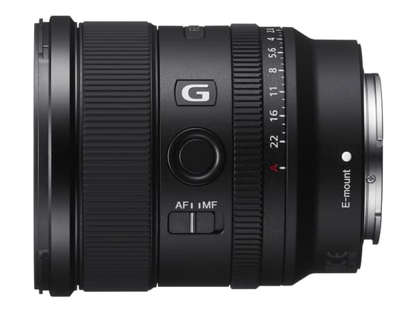 Sony SEL20F18G - Vidvinkelobjektiv - 20 mm - f/1,8 G - Sony E-fatning