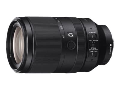 Sony SEL70300G - Telezoomobjektiv - 70 mm - 300 mm - f/4.5-5.6 FE G OSS - Sony E-mount - för Cinema Line; a VLOGCAM; a1; a1 II; a6700; a7 IV; a7C; a7 Svart