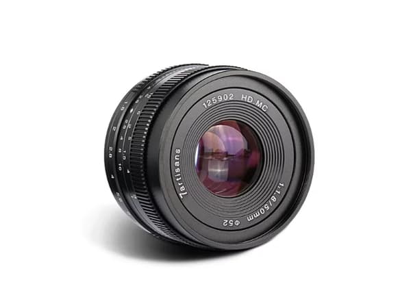 7Artisans 495443, standardobjektiv, 6/5, Sony E Sort