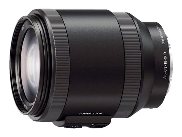 Sony SELP18200 - Zoomobjektiivi - 18 mm - 200 mm - f/3.5-6.3 PZ OSS - Sony E-mount - a5100 ILCE-5100, ILCE-5100L, ILCE-5100Y -malliin