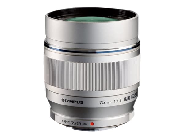 Olympus M.Zuiko Digital ED - Teleobjektiv - 75 mm - f/1.8 - Micro Four Thirds - för OM-D E-M10 Mark IIIS; PEN E-PL5, E-PM2