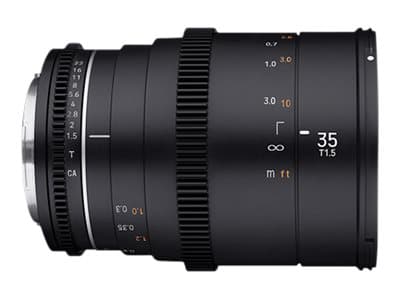 Samyang - Lins - 35 mm - T1.5 VDSLR MK2 - Fujifilm X Mount - för Fujifilm X Series