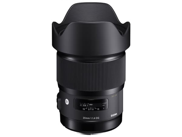 Sigma Art - Vidvinkelobjektiv - 20 mm - f/1.4 DG HSM - L-Mount - for Leica SL2, SL2-S; Leica CL; Panasonic Lumix DC-BS1H, S1, S1R, S1H, S5, S5M2, S5M