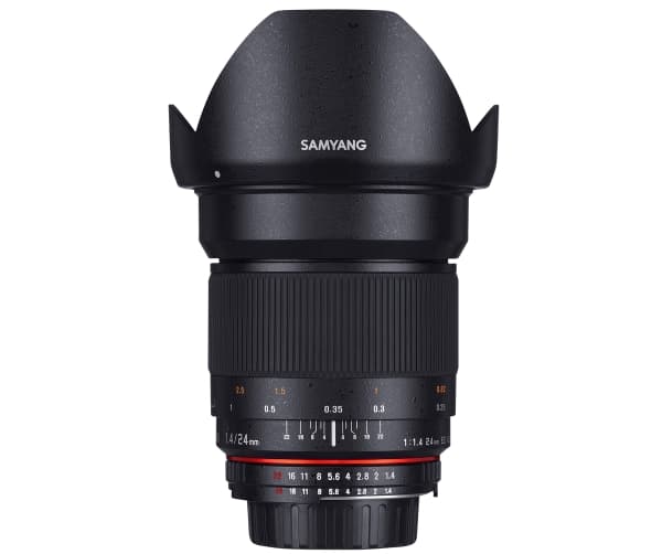 Samyang 24mm F1.4 ED AS IF UMC, Sony E, SLR, 13/12, Vidvinkelobjektiv, 0,25 m, Sony E, 2,4 cm