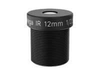 AXIS - CCTV-objektiv - 1/2" - M12-fatning - 12 mm - f/1.6 (pakke med 4) - for AXIS Q6010-E, Q6100-E 50 Hz Sort