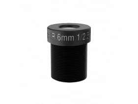AXIS - CCTV-objektiv - 1/2" - M12-fatning - 6 mm - f/2.0 (pakke med 4) - for AXIS Q6010-E, Q6100-E 50 Hz
