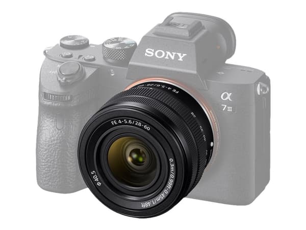 Sony SEL2860 - Zoom-linse - 28 mm - 60 mm - f/4.0-5.6 FE - Sony E-mount - for Cinema Line; a VLOGCAM; a1; a1 II; a6700; a7 IV; a7C; a7C II; a7CR; a7R