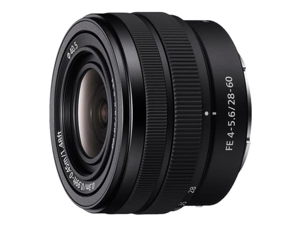 Sony SEL2860 - Zoom-linse - 28 mm - 60 mm - f/4.0-5.6 FE - Sony E-mount - for Cinema Line; a VLOGCAM; a1; a1 II; a6700; a7 IV; a7C; a7C II; a7CR; a7R