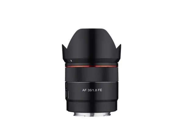 Samyang AF - Vidvinkelobjektiv - 35 mm - f/1.8 FE - Sony E-mount - för Sony Cinema Line; a VLOGCAM; a1; a1 II; a6700; a7 IV; a7C; a7C II; a7CR; a7R V