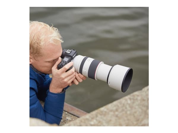Canon 3792C005 kameraobjektiv MILC/SLR Tele-zoom Sort, Hvit