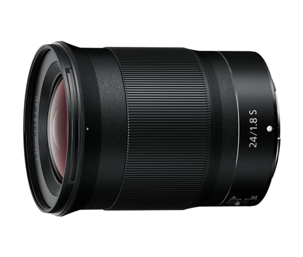 Nikon NIKKOR Z 24 mm f/1.8 S, MILC, 12/10, 0,25 m, Nikon Z, 2,4 cm, 0,15x Sort