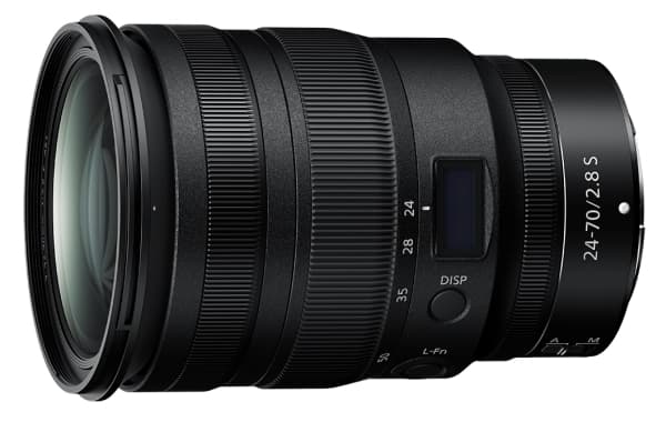 Nikon NIKKOR Z 24-70mm f/2.8 S, Normaali zoom-objektiivi, 17/15, Nikon Z, automaattitarkennus