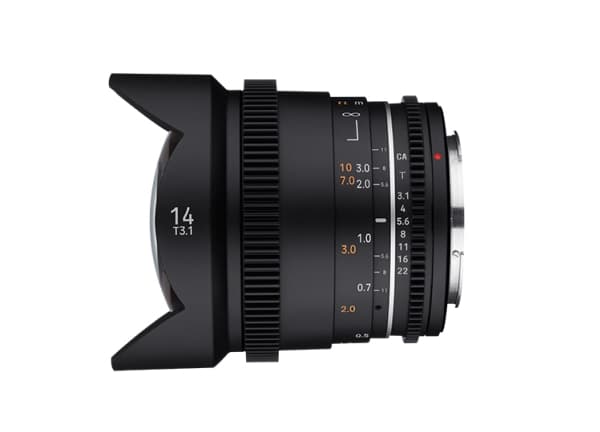 Samyang 4/3 14 mm F/3.1 MF MK2 MFT VDSLR-objektiv