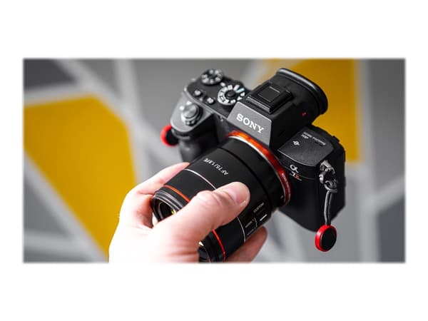 Samyang AF - Telefotoobjektiv - 75 mm - f/1.8 FE - Sony E-mount - for Sony Cinema Line; a VLOGCAM; a1; a1 II; a6700; a7 IV; a7C; a7C II; a7CR; a7R V; Sort