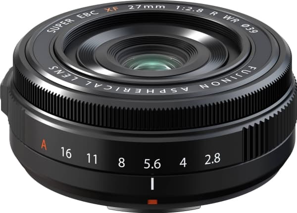 Fujifilm Fujinon XF 27mm F2.8, standardobjektiv, 7/5, Fujifilm X